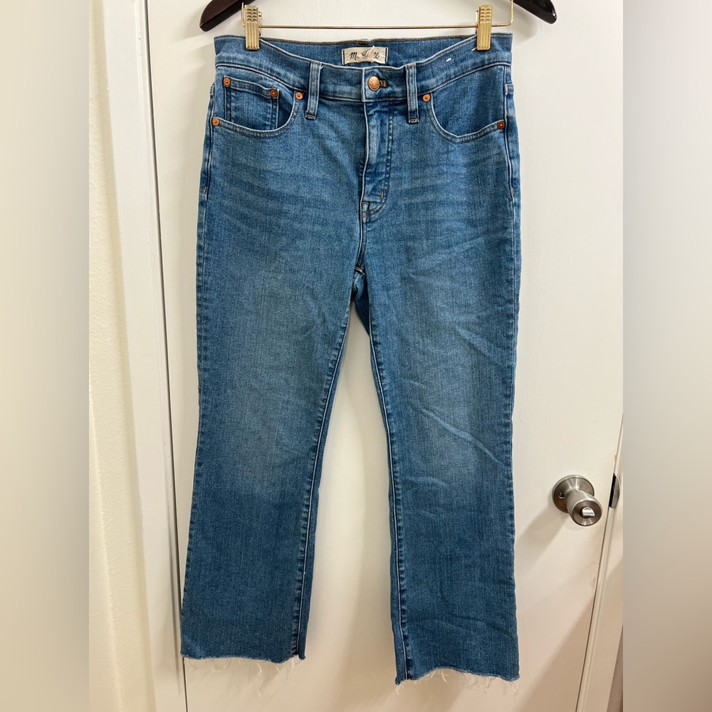Madewell Blue Cropped Ankle Jeans